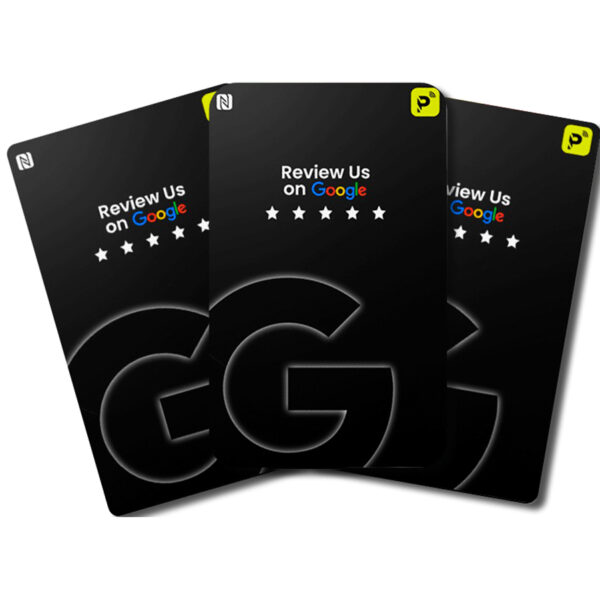 pack of three- NFC Google Review Cards